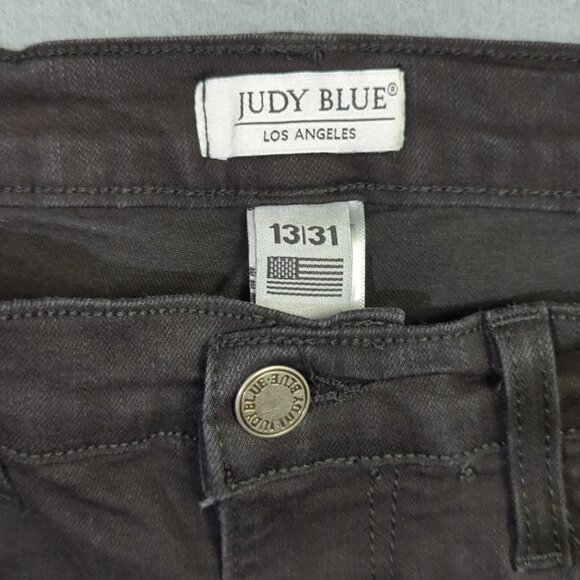 Judy Blue Pants Women's 31 Black High Waist Skinny Stretch Made In USA 83105 - Picture 9 of 11